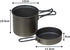 EVERNEW Titanium Non Stick Deep Pot 0.9L Handle